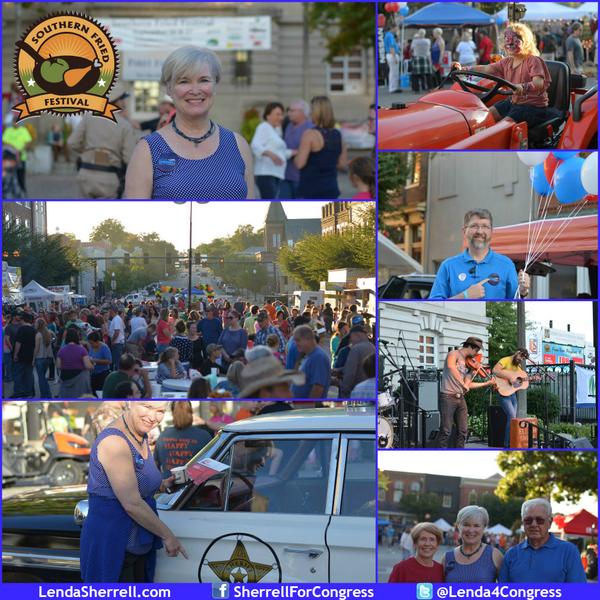 Lenda4Congress's tweet photo. Had a great time at the #SouthernFriedFestival in #Columbia this evening.Talked 2 voters who are ready for #Change http://t.co/WBeoMMPGaB