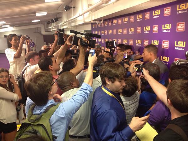 NoelElaineOTH's tweet image. Good grief. RT@JacquesDoucet: He speaks! #BrandonHarris #LSU