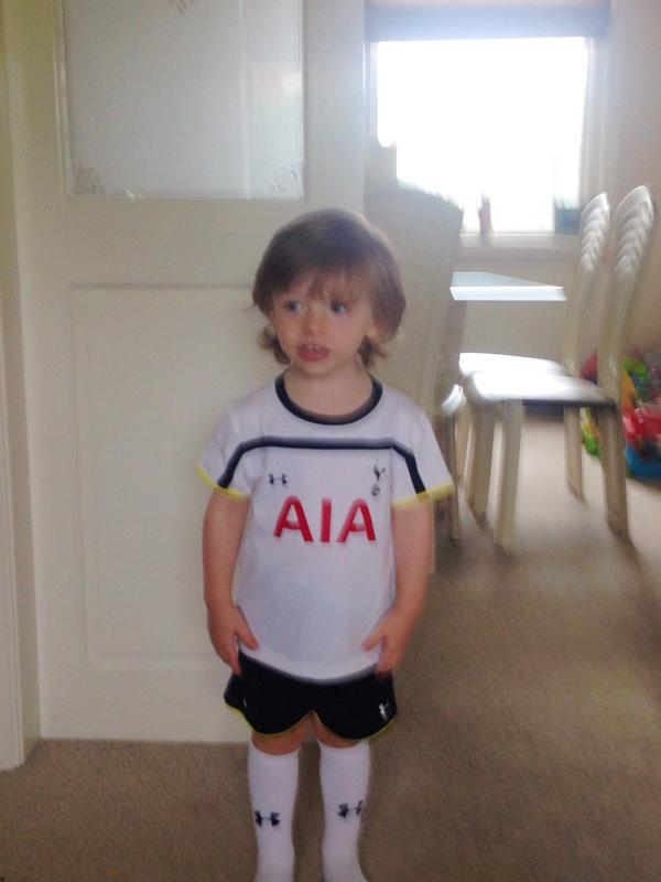 Off to football with the little man! #borntoplayforspurs <a href="/msmith1882/">Mary Smith</a> @christiandust