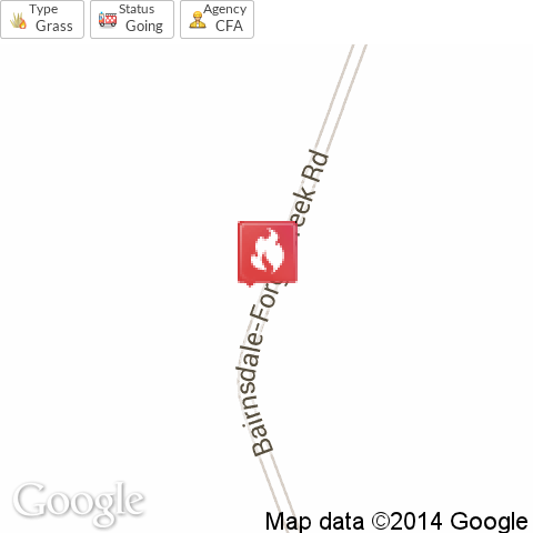 Firewatch_VIC11's tweet photo. Forge Creek Rd, #Bairnsdale. Grass, going. Timeline: http://t.co/5Uoq4lY1vj #vicfires http://t.co/JAelzdfd8y