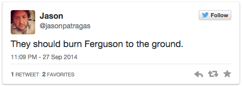itgirljuliabox's tweet photo. LE SIGH #Ferguson #racism http://t.co/qgLrR0l8Ms