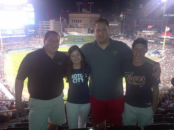 GISAlphaAlpha's tweet photo. Great day of networking ended with a fun night of baseball for #GISAlphaAlpha members tonight. Thanks, @MichiganYAC! http://t.co/KYugfa0tsS