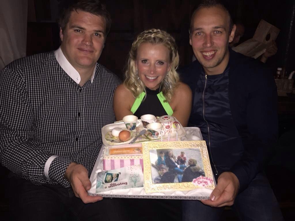 Happy birthday to Carley Stenson  x glad you liked your cake x 