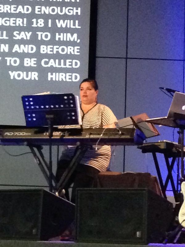 Thank you <a href="/annelizegericke/">annelize gericke</a> for playing such awesome tunes while Ps <a href="/Aidan_Jeffery/">Aidan Jeffery</a> is preaching up a storm <a href="/crccpt/">CRC Cape Town</a>