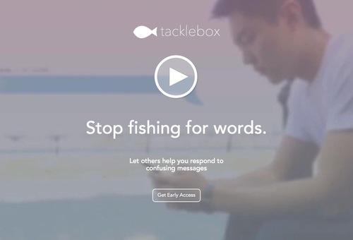 BetaList's tweet image. Tacklebox: Let others help you respond to confusing messages btl.st/1rBToqC