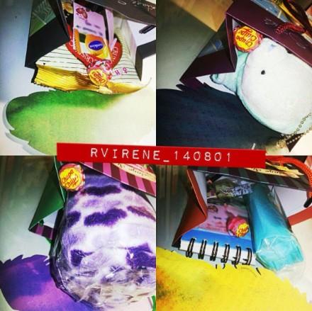 irenity0329's tweet photo. Irene accepting gifts from fans :] http://t.co/2ldAhapELq