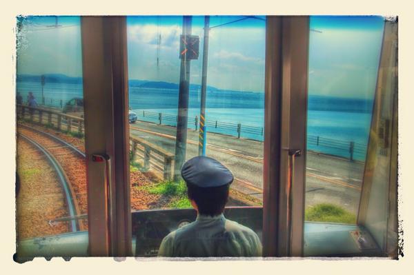 coffeeworks's tweet image. meanwhile this train driver goes along his route