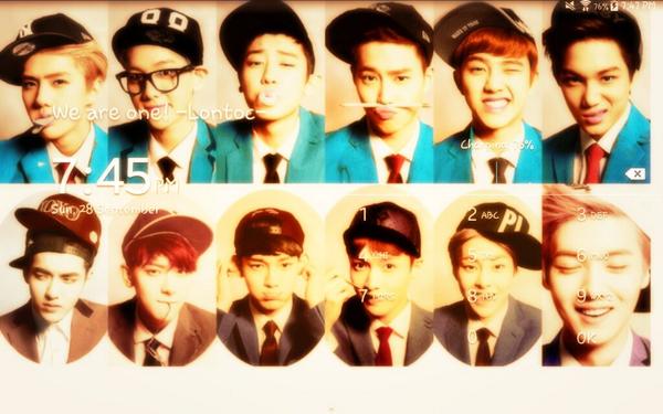 camlon53's tweet photo. Perfect lock wallpaper :"3 #EXOmembers ๐ http://t.co/HBLvWlUD9i