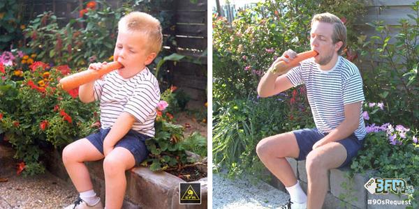 3FM's tweet image. De culinaire fetish van @ramon3fm begon al op jonge leeftijd: 3fm.nu/1qCzGFA #3FM #90sRequest