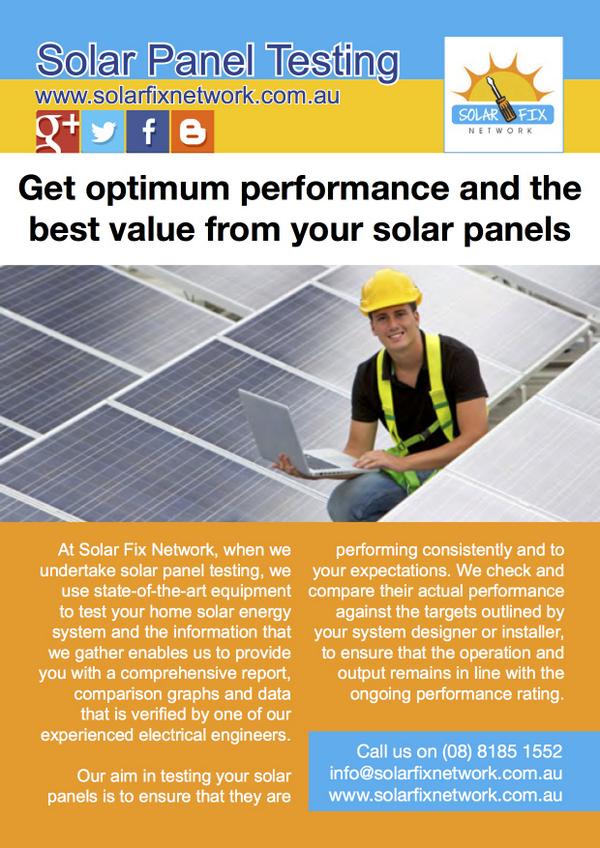solarfixnetwork's tweet image. Now’s the time to think about how efficiently your solar panels are working: solarfixnetwork.com.au/solar-informat… #Adelaide