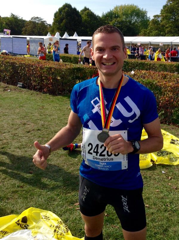 Yes I did it - <a href="/berlinmarathonE/">BMW BERLIN-MARATHON</a> in 2:59:42 #happy #running