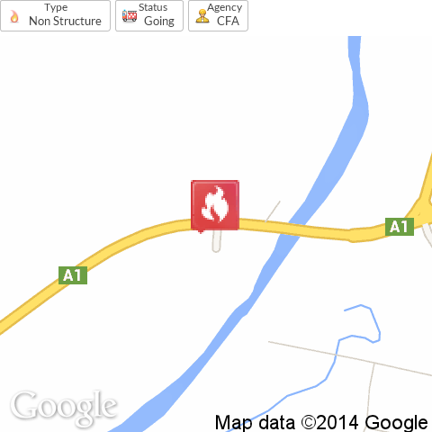 Firewatch_VIC11's tweet photo. Princes Hwy, #CannRiver. Non Structure, going. Timeline: http://t.co/XQU4yWEn5x http://t.co/Iz276hqttF