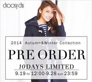 choosychu's tweet photo. 【WEB info】本日23:59まで！
皆さんチェックしましたか？♡
先行受注はもうすぐ終了です。
会場はこちら→http://t.co/oaiz7fnW4X
是非ご利用ください★ http://t.co/EtRlMdVj72