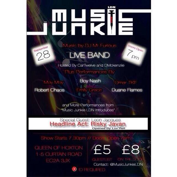 Mimzybabyx's tweet photo. I cannot wait to see @DuaneFlames @RiskyJavan &amp; @LuvRell  @MusicJunkieLDN Tonight #TalentOnPoint ❤️ http://t.co/3jr7f7oYUs