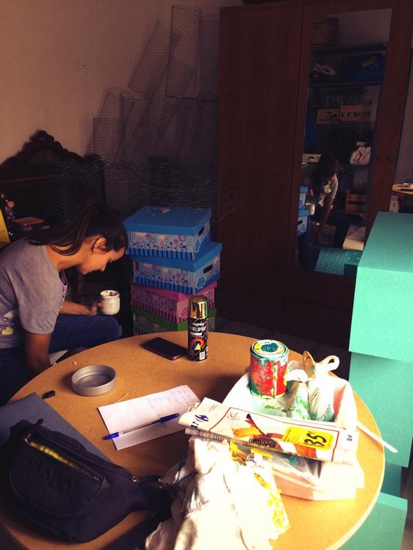 Fin de semana de trabajo duro...