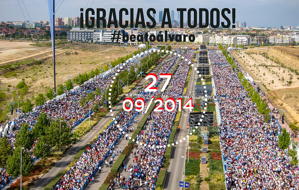 alvaro14_org's tweet photo. ¡¡Gracias a todos por esta gran fiesta!! #Beatoálvaro http://t.co/eMdBrHLY6n