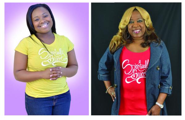 SpiritualSweet1's tweet photo. WTAL in Atlanta 2014! Spiritual Sweets will be there! 
J Carr/Bev Crawford wearing SS! #sweep #gnahpp http://t.co/1Ubx7USBaQ