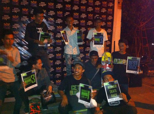 All winner Losers Boys Skate Competition