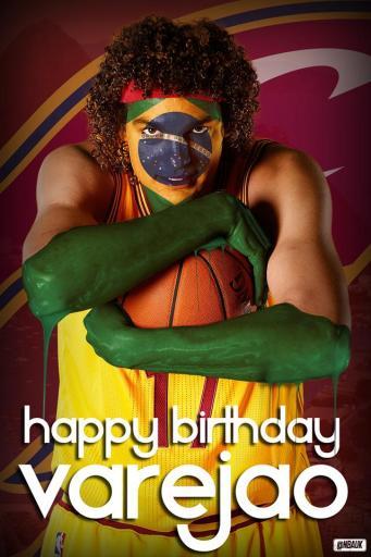 Join us on wishing Anderson Varejao a happy birthday !  