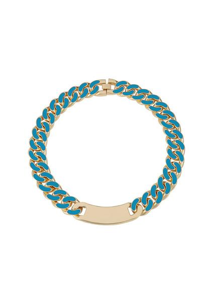 Minx's tweet photo. Make a bold statement with this gorgeous  @houseofholland
blue ID plate necklace ONLY £43 http://t.co/duCKcWCR4g http://t.co/kLtZcqOTpe