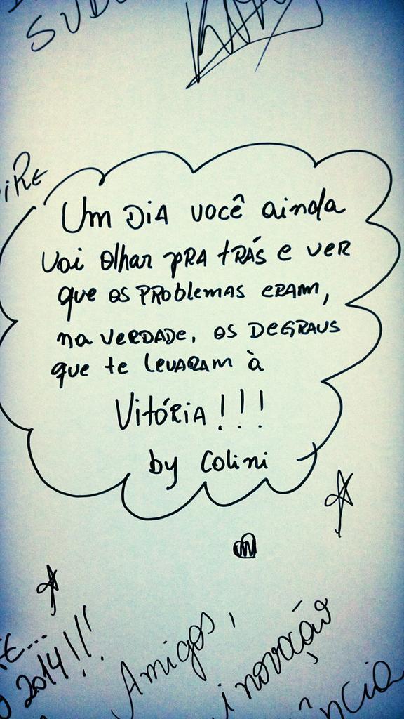 iColini's tweet image. Problemas são degraus que te levam a vitória. #swpato