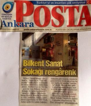 Bilkent Sanat Sokağı.
Ankara