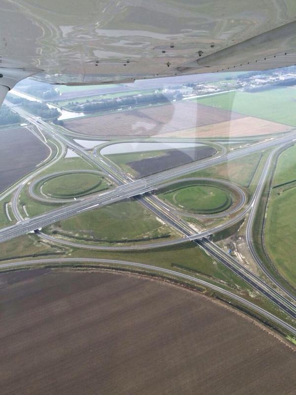 Mooi geworden, knooppunt N33 Zuidbroek.