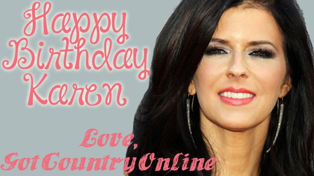 Happy Birthday to Karen Fairchild of to show Karen some Bday love  