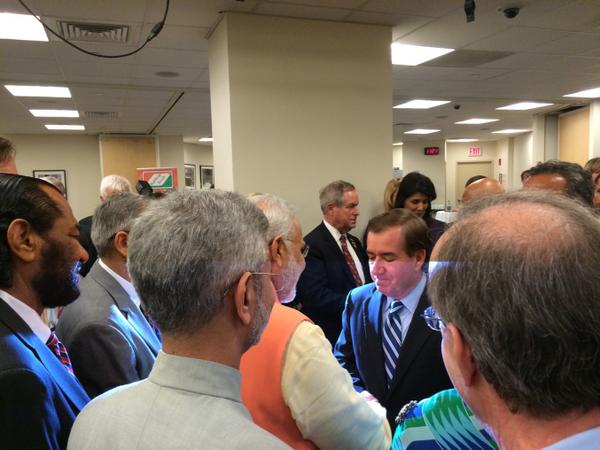 jahimes's tweet image. Indian Prime Minister greeted by @RepEdRoyce chairman aid house foreign affairs committee.