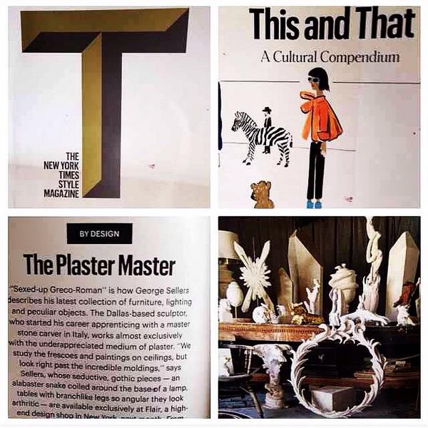 BradleyClifford's tweet image. @tmagazine Thank you for the love on article in @tmagazine #PlasterMaster #GeorgeSellers @AreteCollection @FLAIRHome