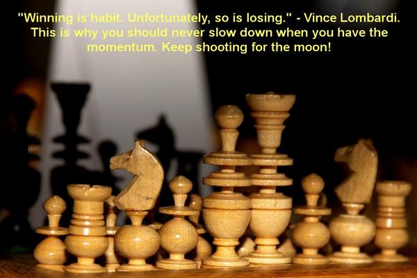 SusanPolgar's tweet photo. This is why you should never slow down when you have the momentum. Keep shooting for the moon. This is my philosophy! http://t.co/EgFZgJx33a