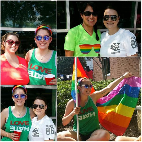 Kris_10_San's tweet photo. My mom sent me this pin and my grandma liked my pictures from Dallas Pride 2014. #wow #sohappy #talkaboutprogress http://t.co/mnr0pb9Gdv