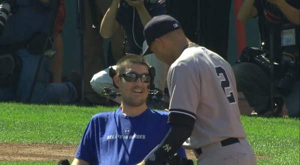 "@MLBFanCave: Derek Jeter meets Pete Frates.So awesome. 