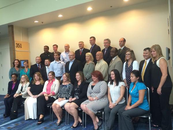 EileenJONeill's tweet photo. Very proud of all of @WEForg 's 2014 Water Leadership Institute grads.  Enjoy #WEFTEC14 http://t.co/UcFGNm8d02