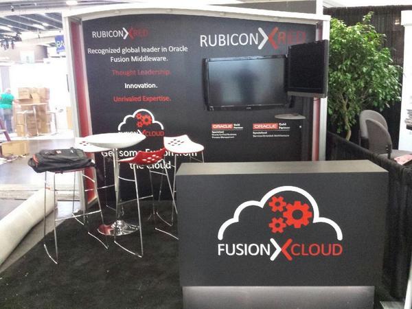 RubiconMatt's tweet image. Booth looking good for #OOW14. @OracleMiddle #SOA12c #bpm12c see us at 1936 Moscone South