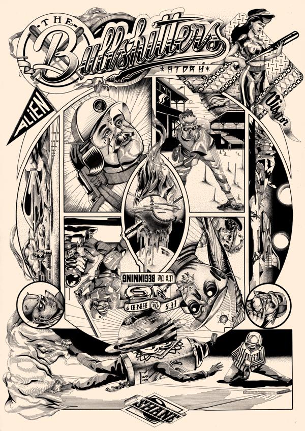 Neg_Andalucia's tweet image. Ilustraciones realizadas a mano por el artista #HelloShane goo.gl/beVgJX