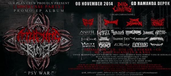 #WILLBESOON #ATBPROMOEPALBUM @ATB_METAL #PSYWAR #08NOV2014 #GDRAMANDADEPOK <a href="/DEADCARNATIONS/">DEAD CARNATIONS</a> <a href="/maddamarcena/">MADDAM ARCENA</a> <a href="/SUP_Metal/">SECRET UNDER PAPER</a>