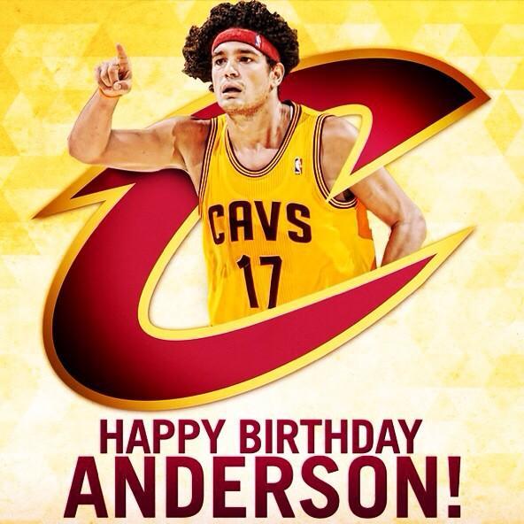 Happy 32nd birthday to Anderson Varejao! 