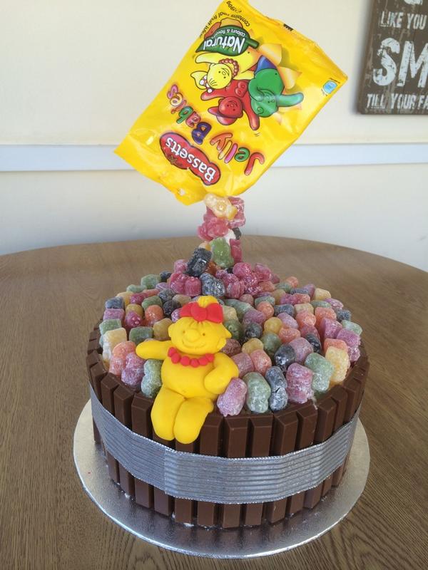 jelly baby cake