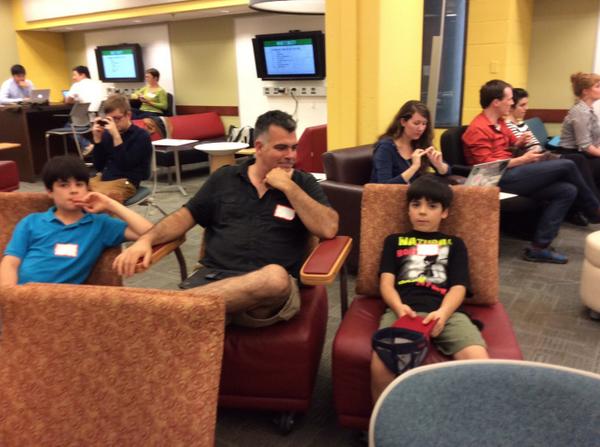 Mary_Kilfoil's tweet image. Teams pitching to youngest judges @ #swhalifax