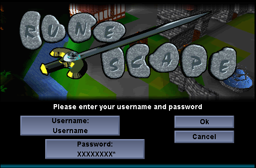 OldSchoolRS's tweet photo. RT if you remember this login screen! It's even more Old School than Old School! http://t.co/rbPIeqGmTZ