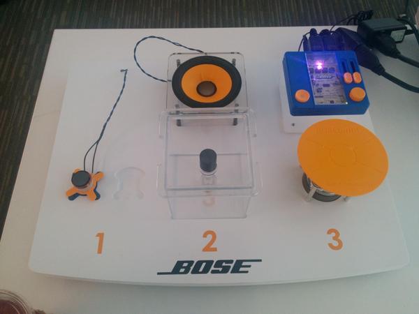 DxBoston's tweet photo. Have you checked out the @BOSEbuild workshop station? Fun stuff! #DxB2014 #Startexperimenting http://t.co/TTtp07w6fd