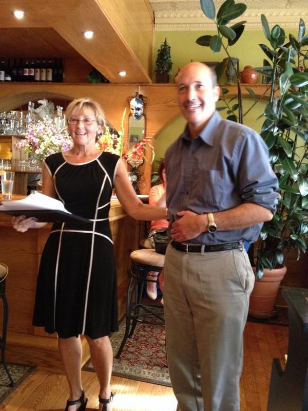 The first recipient of our Rossman Award for Service - Paul Blackburn. Thank you for your activism!