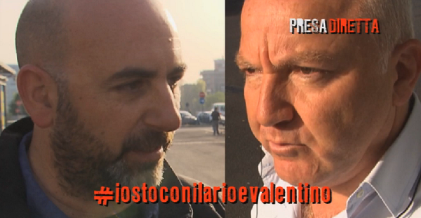 Presa_Diretta's tweet photo. #iostoconilarioevalentino @Presa_Diretta http://t.co/zkATOgqYsp