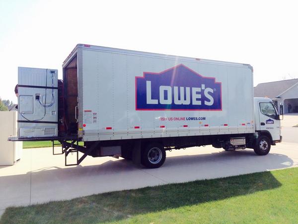 WeddingGreenBay's tweet photo. Both our Water Heater and Frige stopped working this weekend. Thanks to @Lowes we're back on track! http://t.co/bEZH2jFVdy