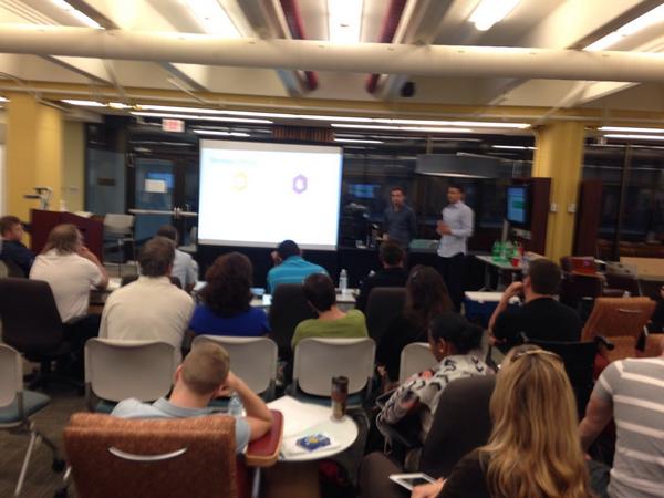 JavorekJustin's tweet photo. @TryPeanut guys presenting @UnifyAlum amazing concept and great presentation #swhalifax @dalstartinglean #startupeast http://t.co/sQasczlvpR