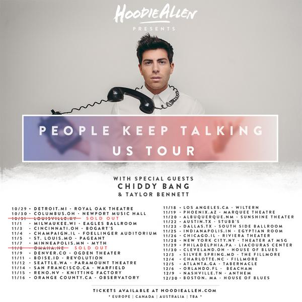 I'M GOING BACK ON TOUR! | TICKETS: hoodieallen.com/tour