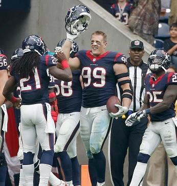 ESPNNFL's tweet photo. Touchdowns so far this season:
J.J. Watt - 2
Calvin Johnson - 2
Arian Foster - 1
Jamaal Charles - 0
Matt Forte - 0 http://t.co/AJIsojqKA5