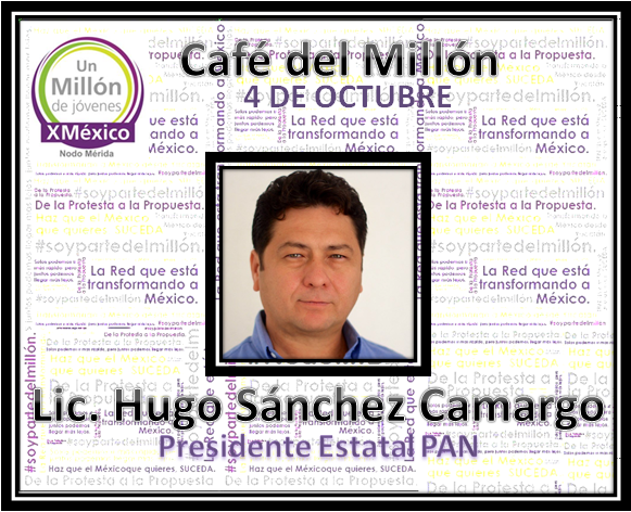 OjedaaD's tweet photo. la próxima semana nuestro #cafédelMillón será con @HugoYuc  @unmillonxmexico #NodoMID http://t.co/HCJFgOZbWn