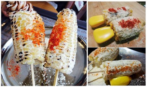 ข้าวโพดหวานย่างคลุกแป้งชีส+แป้งสีแดง ในเกาหลีเรียกว่า มายักอกซูซู ลองแล้ววางไม่ลงแน่นอน CR.Instagram&amp;@Thaikoreanlover